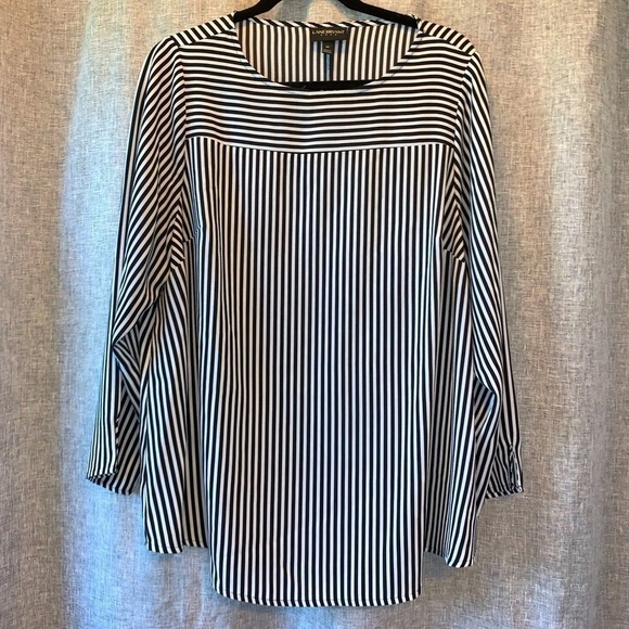 Lane Bryant WOMEN'S striped top size 14 - Picture 2 of 6